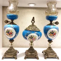 شمعدان و شکلات خوری گلدار|صنایع دستی و سایر لوازم تزئینی|تهران, شوش (باغ آذری)|دیوار
