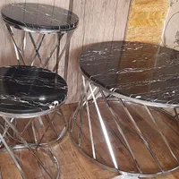 میزعسلی وجلومبلی استیل نو