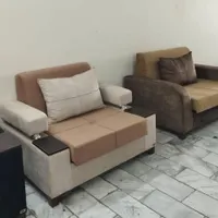تخت یه نفره.مبل تختخواب شو.کاناپه تخت خوابشو