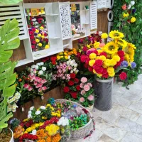 تولیدی گل مصنوعی ریسه آویز شمشاد|گل مصنوعی|کرج, ساسانی (قلمستان)|دیوار