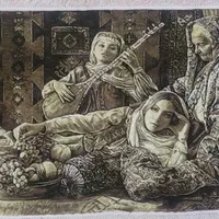 تابلو فرش دستباف آغوش امن ۱۲۰ در ۸۵ مارکدار