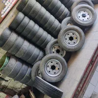 رینگ و لاستیک تیوبلس عقب جلو ایسوزو نیسان خاور|قطعات یدکی و لوازم جانبی|کرج, شهرک سهرابیه|دیوار