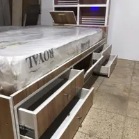 تخت خواب یک نفره (باکس دار) بغل کشو ۹۰ـ ۱۲۰|تخت و سرویس خواب|تهران, نعمت‌آباد|دیوار
