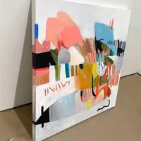 نقاشی ابستره تابلوی مدرن دکوراتیو اکریلیک برجسته|تابلو، نقاشی، عکس|تهران, جنت‌آباد شمالی|دیوار