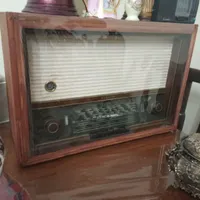 رادیو چوبی عتیقه