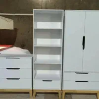 سرویس خواب نوزاد نوجوان تخت کمد دراور سیسمونی|تخت و سرویس خواب|همدان, |دیوار