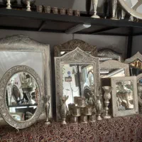 مرکز تولید و فروش انواع آیینه وشمعدان قلمزنی|آینه|اصفهان, درب کوشک|دیوار