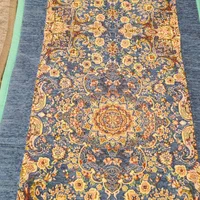 کناره نمدی  ( طرح خورشیدی )در چهار ر‌نگ|فرش|کرمان, |دیوار
