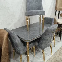 نهارخوری شرکتی پایه فلزی مدل خراطی|میز و صندلی غذاخوری|کاشان, |دیوار