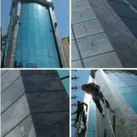 پیچ ورولپلاک نما طناب کار در ارتفاع بندباز|خدمات پیشه و مهارت|کرج, چهارصد دستگاه|دیوار