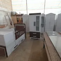 سرویس کامل چوبی سیسمونی نوزاد|اسباب و اثاث بچه|اردبیل, |دیوار