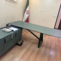 میز مدیریتی هم راه با صندلی چرمی|دفتر کار|تهران, جردن|دیوار