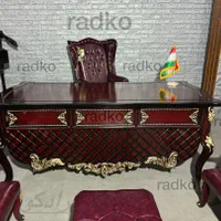 مبلمان اداری میز مدیریت کلاسیک شاهی ،شیری ا،قساط|مبلمان اداری|تهران, یافت آباد جنوبی|دیوار