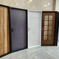 درب اتاق متنوع 2569 در ورودی اتاقی ضد آب سرقت چوبی