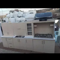 کابینت آشپزخانه بدنه فلزدرب چوبی کابینت فلزی/کهندژ|مصالح و تجهیزات ساختمان|خمینی‌شهر, |دیوار
