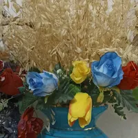 پر طاووس|گل مصنوعی|مشهد, توس|دیوار