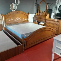 سرویس خواب سلین روکشی با تخت دونفره و دراور|تخت و سرویس خواب|مشهد, فرهنگ|دیوار