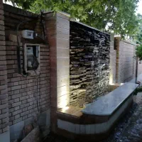 اجرای آبنما باربیکیو گرین‌وال چمن ترموود یزد|مصالح و تجهیزات ساختمان|یزد, |دیوار