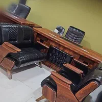 میز دفترکار پایه فلزی استیل/نیمست کمجا/کانتر پست|دفتر کار|کرج, برغان|دیوار