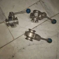 شیر استیل پروانه ای و کلمپ های استیل|ماشین‌آلات صنعتی|اصفهان, رزمندگان|دیوار
