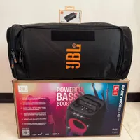 پارتی باکس jbl 120همراه باتری زاپاس و کیف نو آکبند