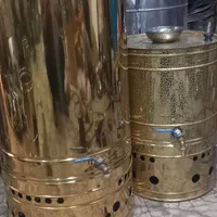 سماور استیل گازی بزرگ مسجدی هیتی ترموکوپلدار