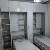 تخت کمجا تاشو و کمد دیواری کم جا