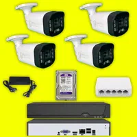 پکیج 4 دوربین مدارسته (IP) 5 مگاپیکسل با برد سونی