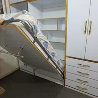 تخت تاشو به همراه کمددیواری|تخت و سرویس خواب|قم, کلهری|دیوار