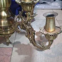 لوستر تمام برنز ۴شاخه ۸شعله کاملا نو|لوستر و چراغ آویز|تهران, شاهین|دیوار