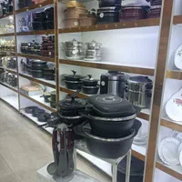 قابلمه چدن گرانیت19پارچه ضخیم سرویس ارسال خانه نور|ظروف پخت‌وپز|مشهد, شهید آوینی|دیوار