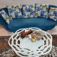 راحتی ۷ نفره با میز نهار خوری ۴ نفره|مبلمان خانگی و میز عسلی|پردیس, |دیوار
