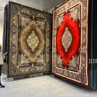 فرش لامیا ۱۲۰۰شانه طرح پانید سبز کله قاضی ۱۲متری|فرش|شیراز, دروازه قران|دیوار