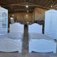 تخت خواب یک نفره  منبران مدل نفیس