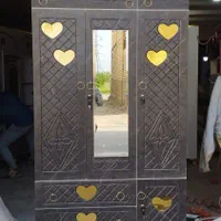 کمد لباس سه درب باکسدار ویترین لحافت|جاکفشی، کمد، دراور|مشهد, خواجه ربیع|دیوار