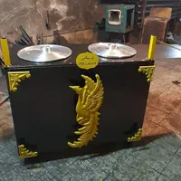 دستگاه اَش دوقلو .دستگاه بلال تنوری صنعت مشکی|کافی‌شاپ و رستوران|خاوران, |دیوار