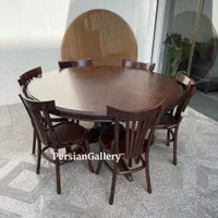 میز نهار خوری میز نهارخوری با صندلی نیو راش گیتاری|میز و صندلی غذاخوری|تهران, گلستان (شهرک راه آهن)|دیوار