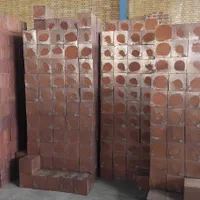 آجرنسوز نما آجر نسوز قرمز ۲۰ در ۲۰ خشتی کف|مصالح و تجهیزات ساختمان|تهران, طرشت|دیوار