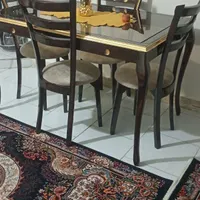 میز ناهار خوری|میز و صندلی غذاخوری|بومهن, |دیوار