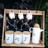 استند آشپزخونه چوبی|آب‌چکان و نظم‌دهنده ظروف|مشهد, هنرور|دیوار