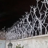 دزدگیردیواری بوته ای شاخ گوزنی نرده ای فرفوژه|عمده‌فروشی|شیراز, شهرک بزین|دیوار