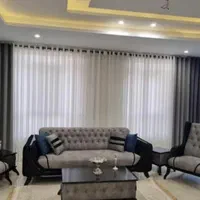 بورس پرده پانچ آماده حریر کتان مخمل|پرده، رانر، رومیزی|نوشهر, |دیوار