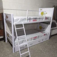 تخت خواب دو طبقه اسپرت سفید