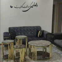 میز وسط عسلی و جلومبلی فلزی مدرن فورتیک مدل آبشاری|مبلمان خانگی و میز عسلی|آفتاب, |دیوار