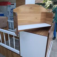 تخت خواب سیسمونی کودک ونوجوان ۲منظوره مدل*نایس*|تخت و سرویس خواب|رشت, استقامت ۲|دیوار