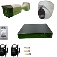 ۲دوربین مداربسته +گارانتی با قابلیت تشخیص چهــره