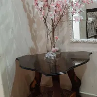 مبلمان ۷ نفره با چوب راش .فروش بعلت مهاجرت|مبلمان خانگی و میز عسلی|تهران, بهمن یار|دیوار