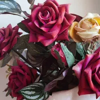 گل مصنوعی مخملی|گل مصنوعی|شوش, |دیوار