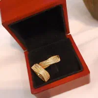 حلقه ست طلاروس دقیقا مشابه طلا