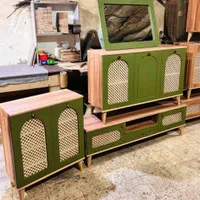 کنسول با میز تلویزیون مدل حصیری|بوفه، ویترین، کنسول|اردبیل, |دیوار